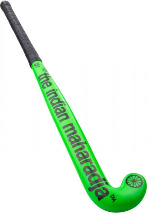 The Indian Maharadja Hockeystick solid 95 pro bow lime